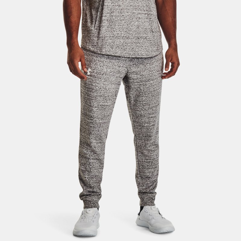 Herenjoggingbroek Under Armour Rival Terry Onyx Wit / Onyx Wit S